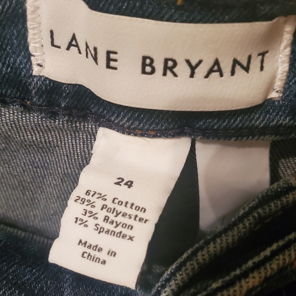 Lane Bryant Super Stretch Embellished Lace and Beads Jeans Size 24 - Picture 6 of 8